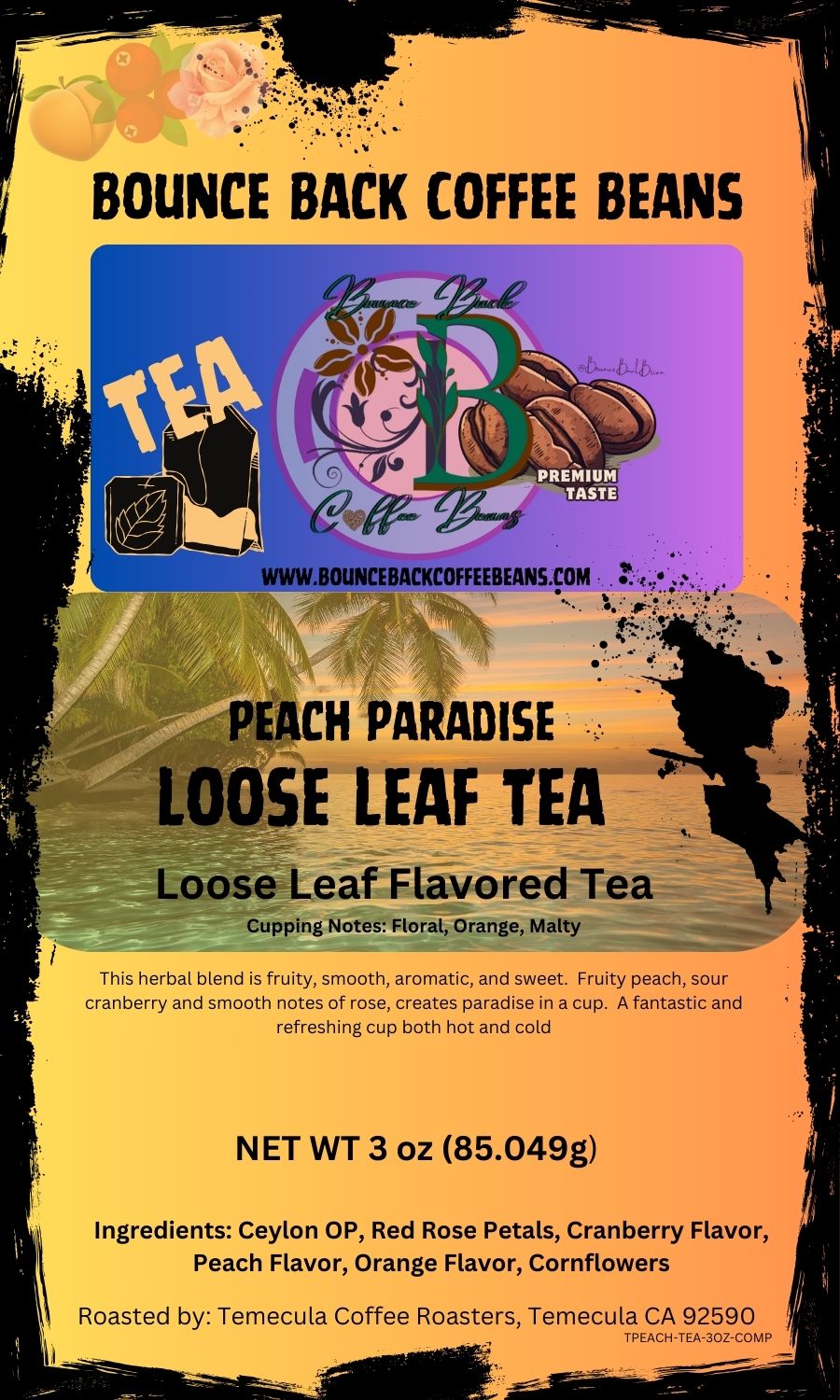 Peach Paradise Loose Leaf Tea