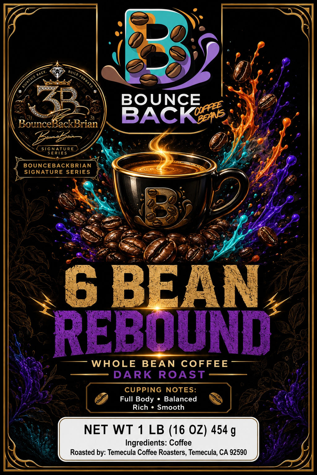 Bounce Back Coffee Beans - 6 Bean Rebound