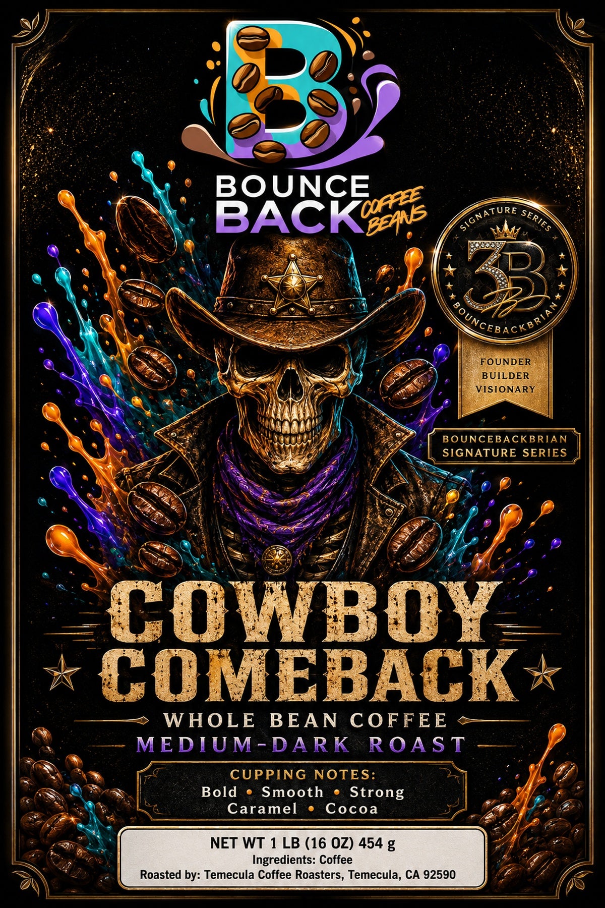 Bounce Back Coffee Beans - Cowboy Comeback