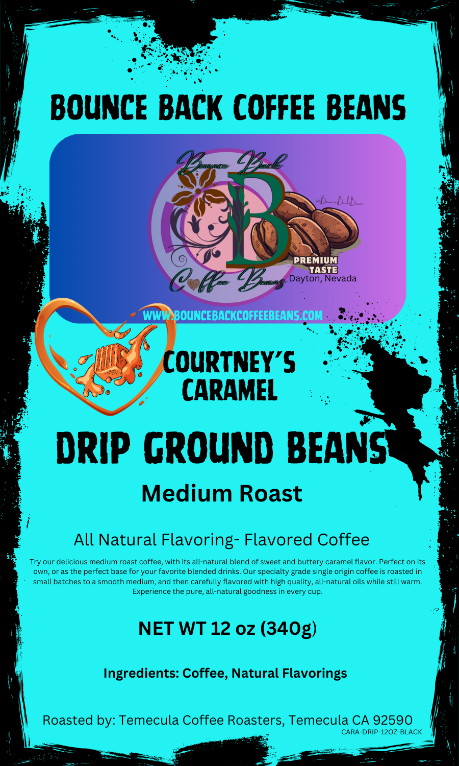 Courtney's Caramel Flavored Coffee Beans