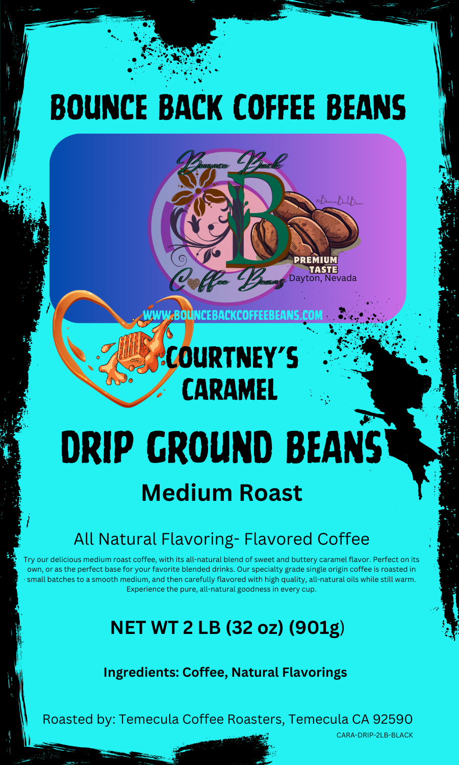 Courtney's Caramel Flavored Coffee Beans