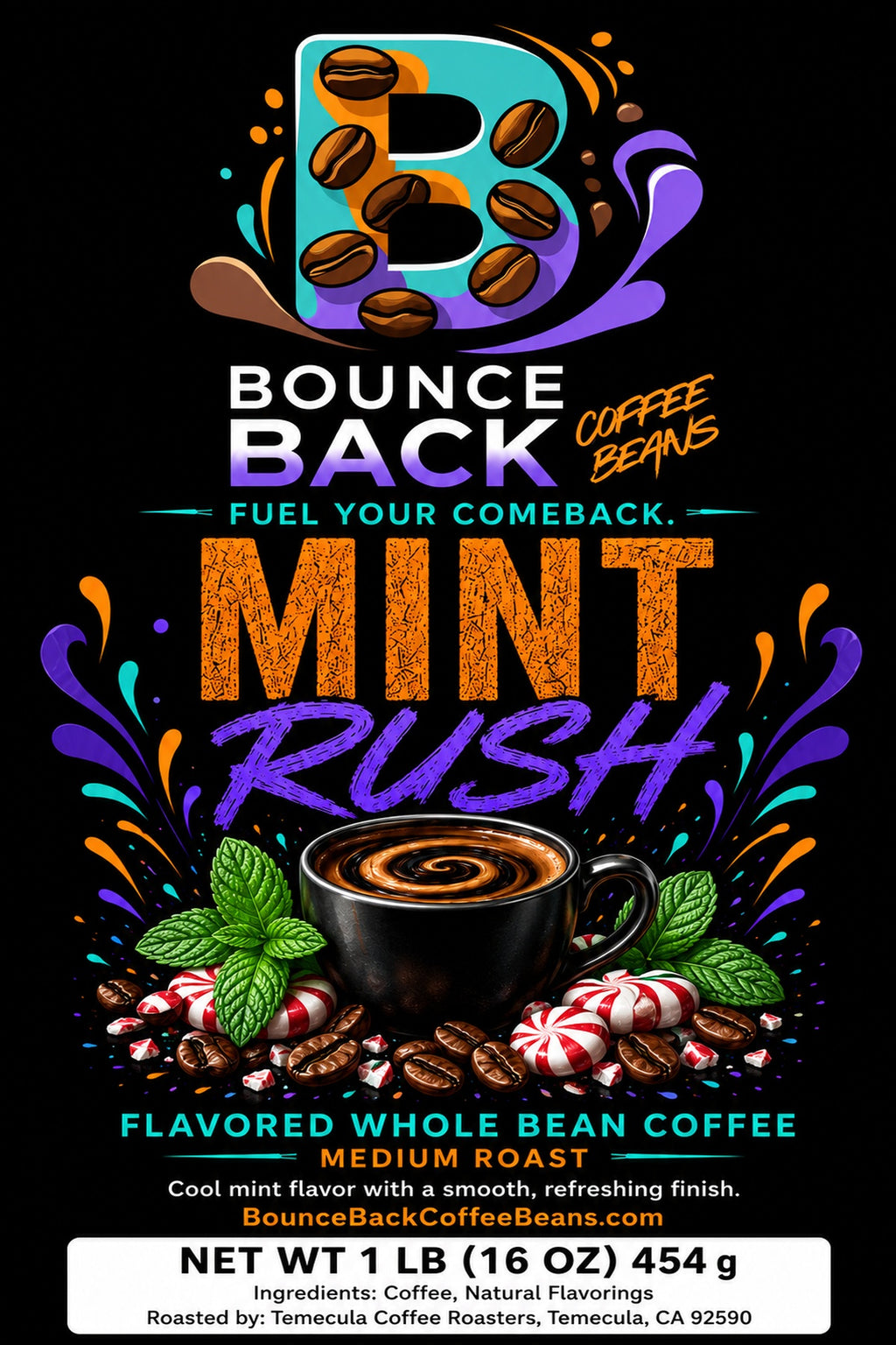 Bounce Back Coffee Beans - Mint Rush