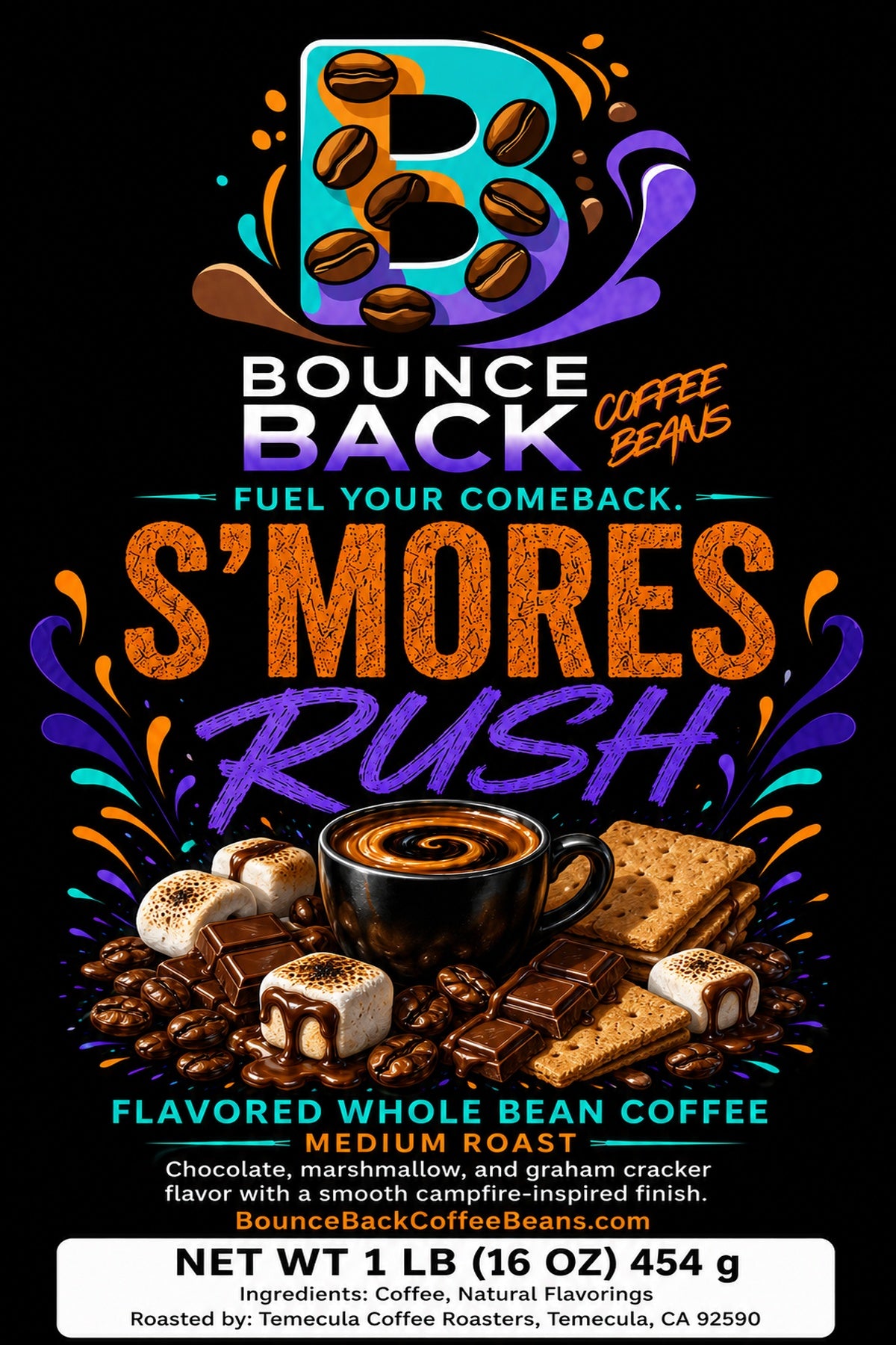 Bounce Back Coffee Beans - S'mores