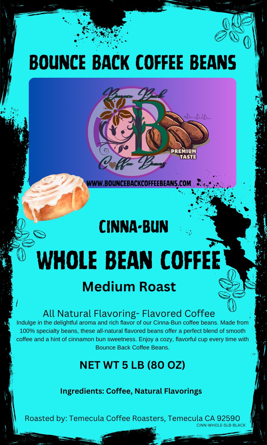 Cinna-Bun Flavor Coffee Beans