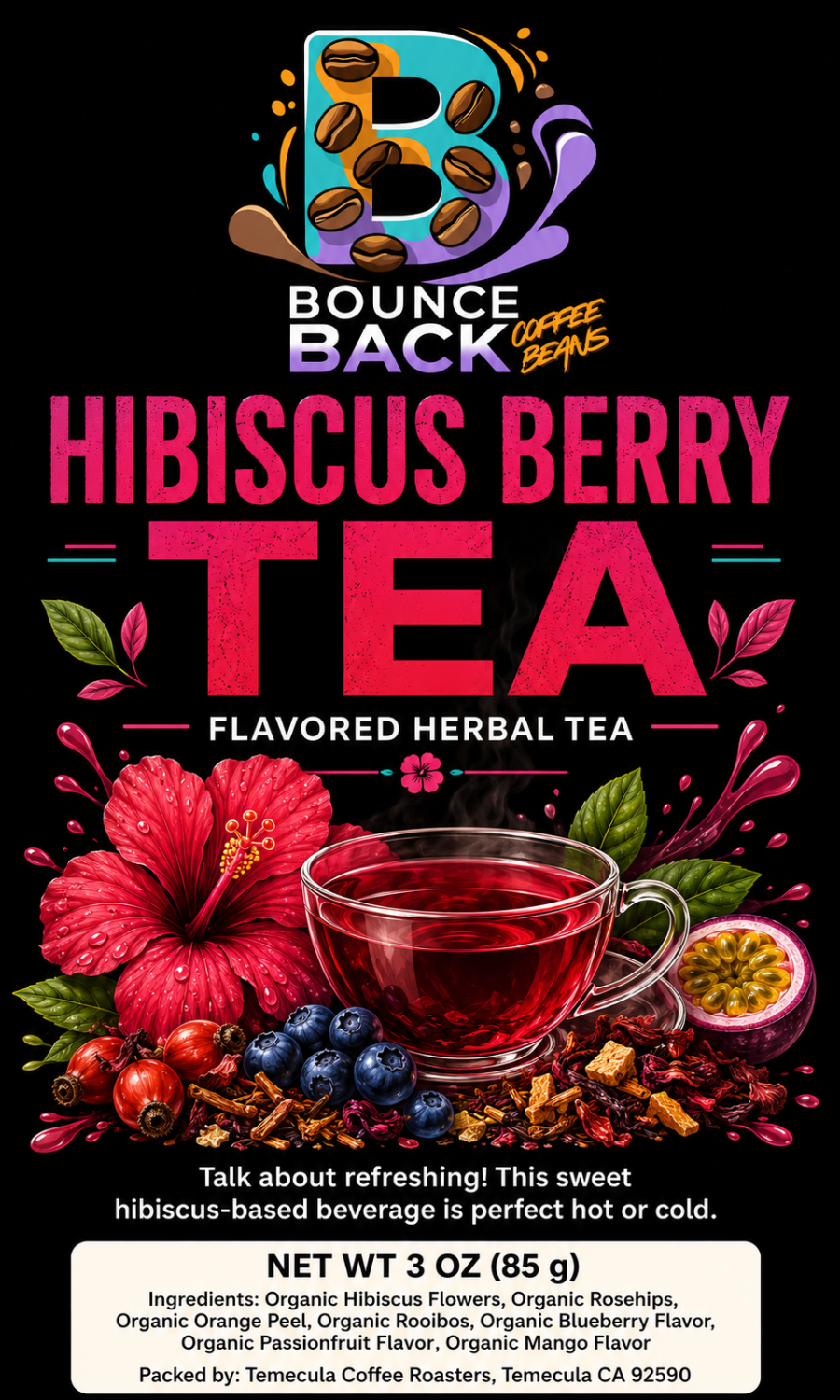 Bounce Back Tea - Hibiscus Berry