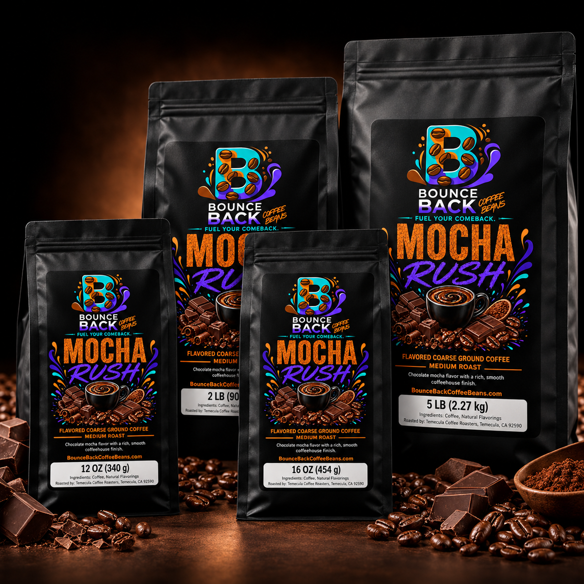 Bounce Back Coffee - Mocha Rush